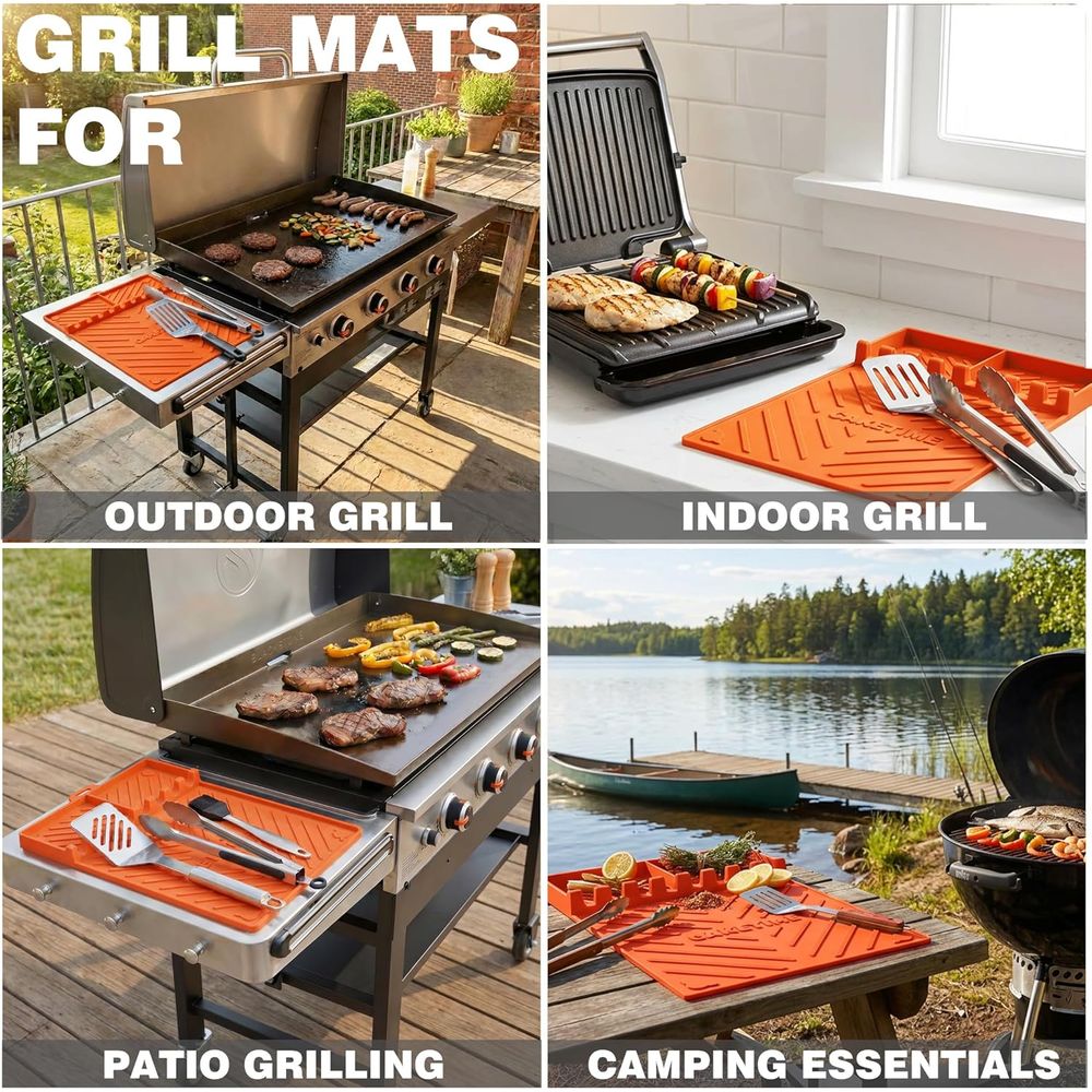 Tapis de cuisson en silicone o - Camping Cooking Bbq avis et prix