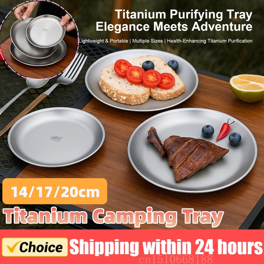 Assiette de Camping en titane  - Camping Cooking Set Stainless Steel avis et prix