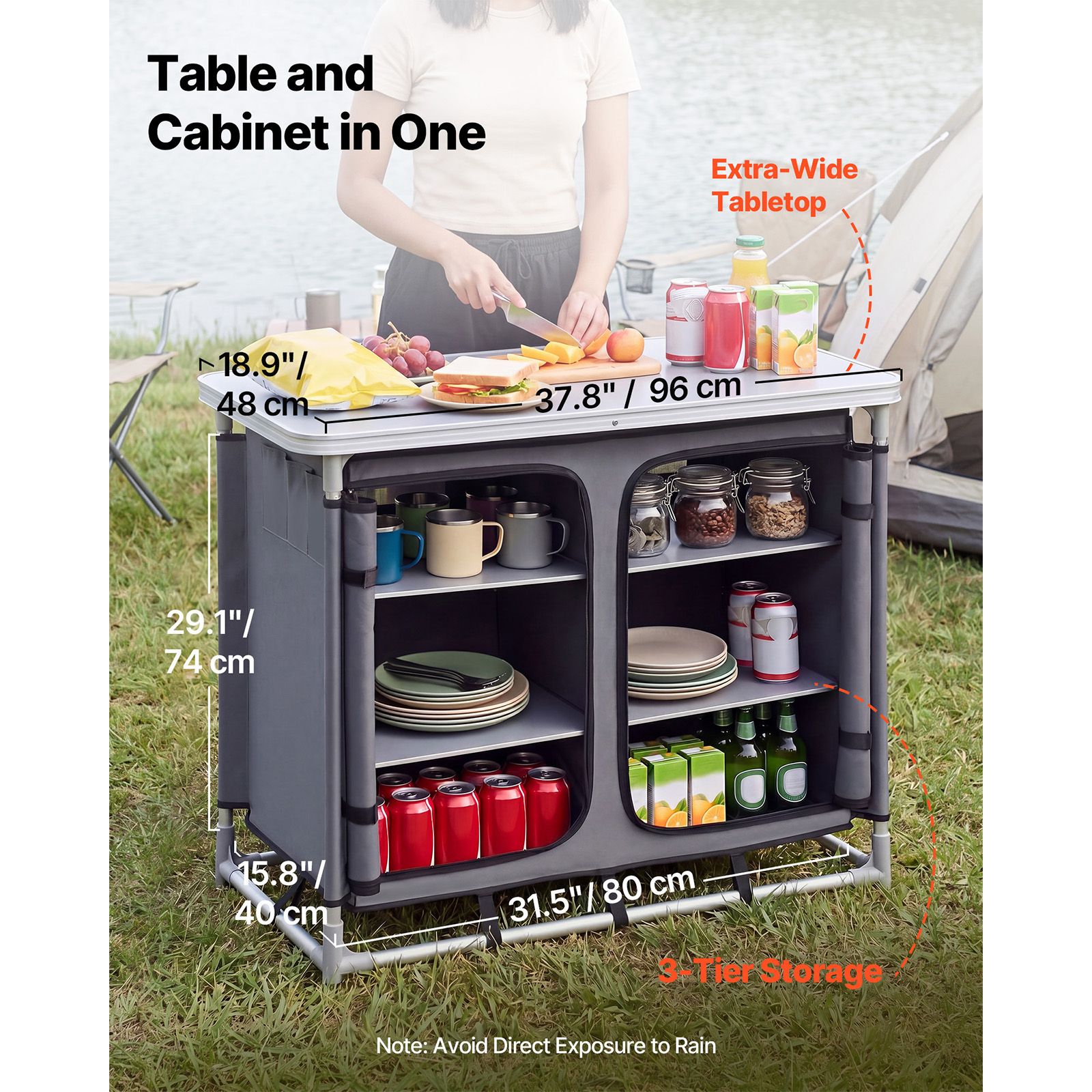 Armoire de rangement pour le c - Camping Cooking Set Compact avis et prix