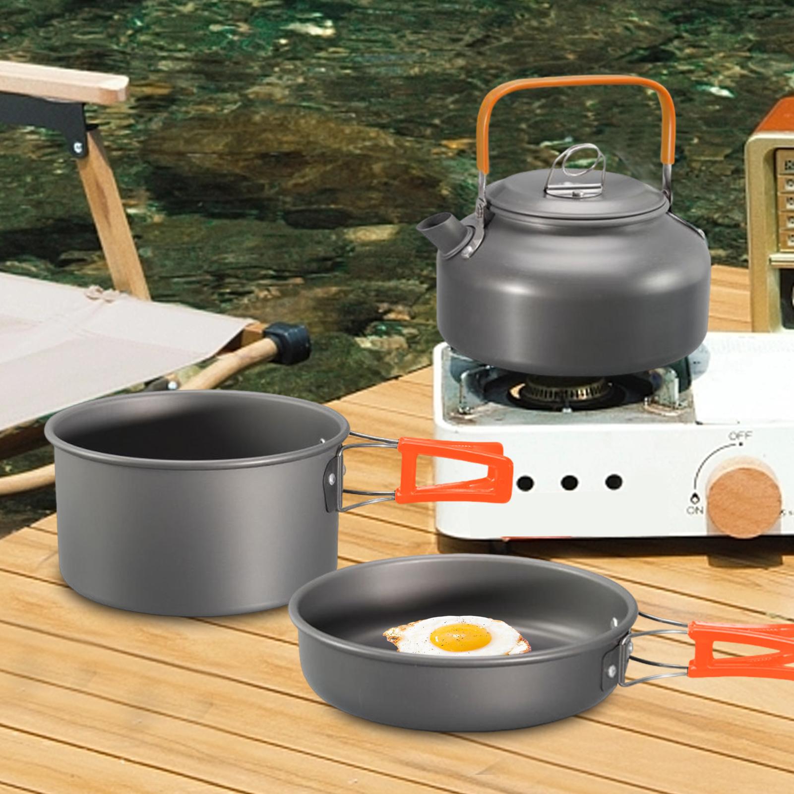 Ustensiles de cuisine de Campi - Camping Cooking Pots And Pans Set avis et prix