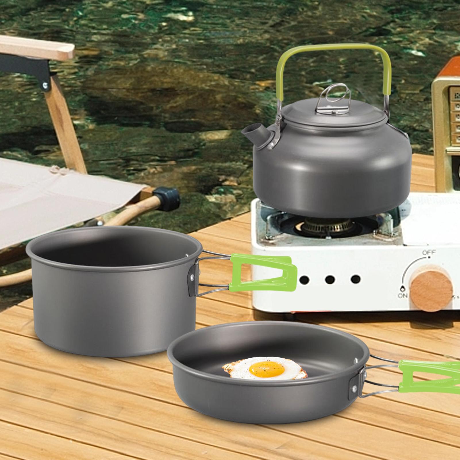 Ustensiles de cuisine de Campi - Camping Cooking Pots And Pans Set avis et prix