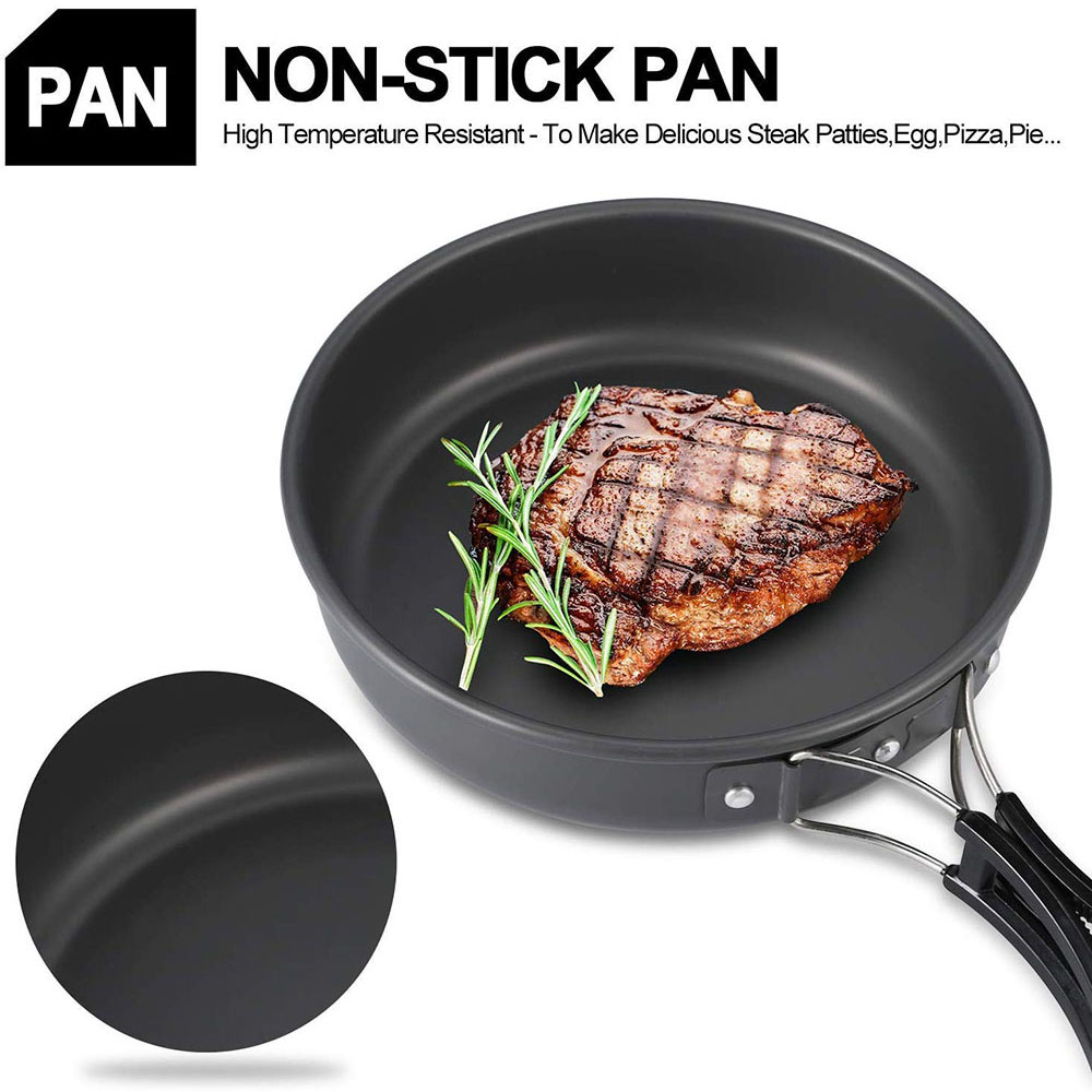Ensemble de vaisselle de campi - Camping Cooking Utensil Set avis et prix