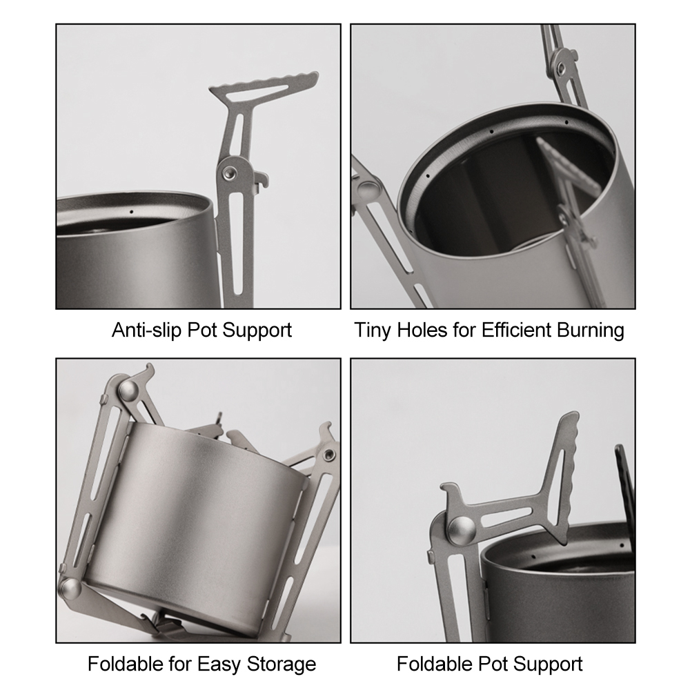 Réchaud à alcool TOMSHOO Ti av - Camping Cooking Pot With Lid avis et prix