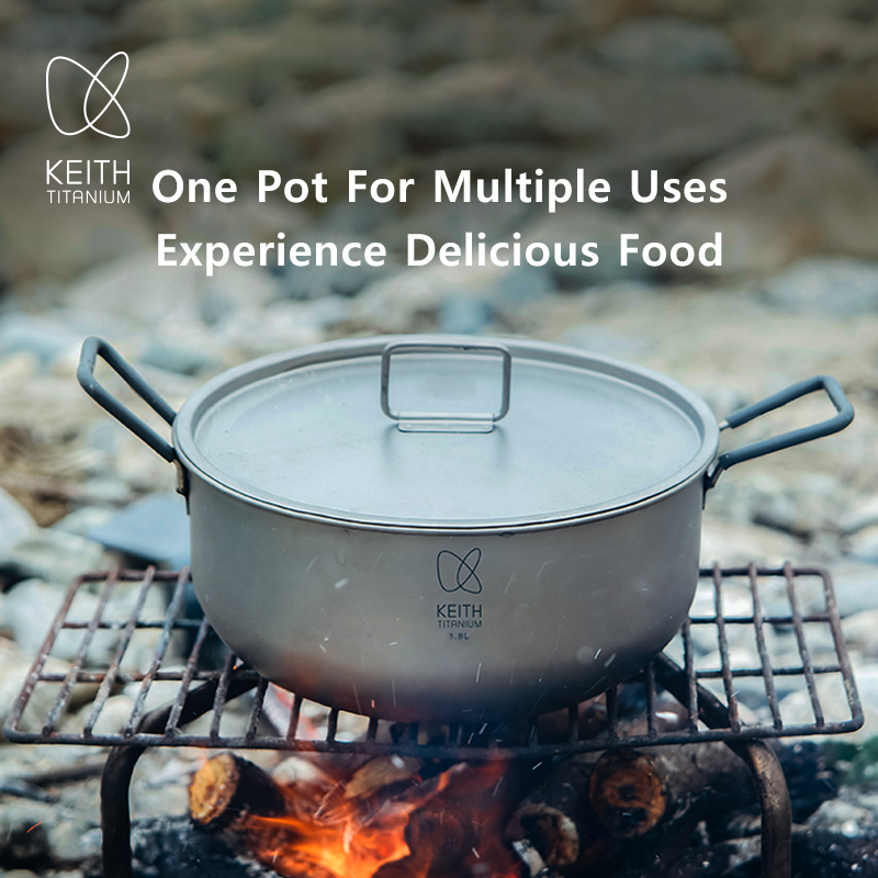 KEITH Marmite de cuisson en ti - Camping Cooking Handle avis et prix