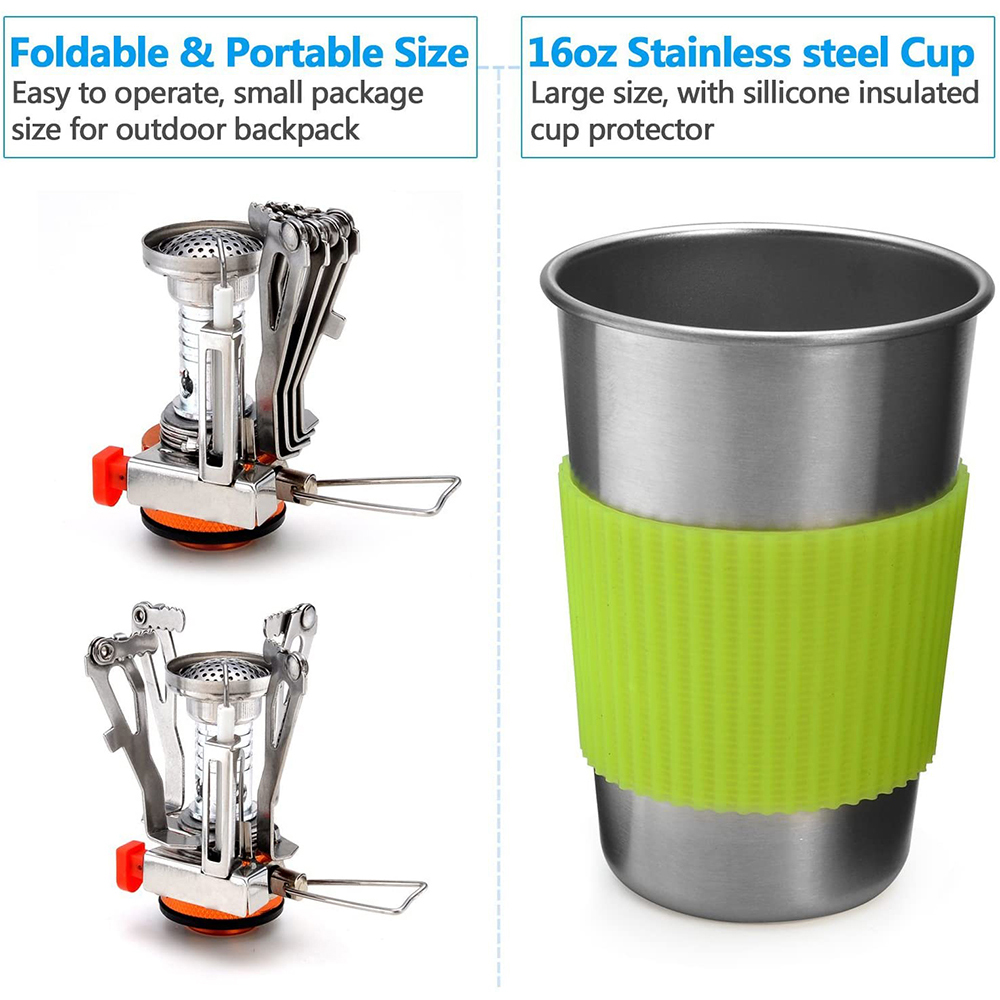Kit d'ustensiles de cuisine de - Camping Cooking Fire Pit avis et prix