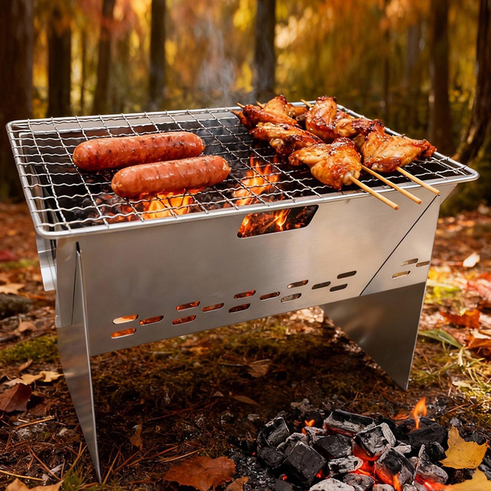 Grill à charbon de bois Portab - Camping Cooking Fire Pit avis et prix